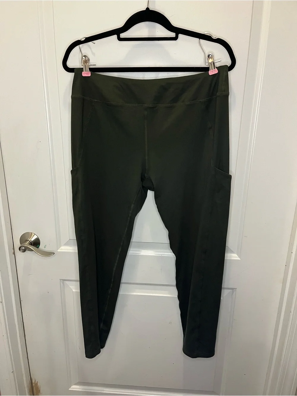 lululemon athletica Dark Olive High-Rise Leggings with Side Pockets